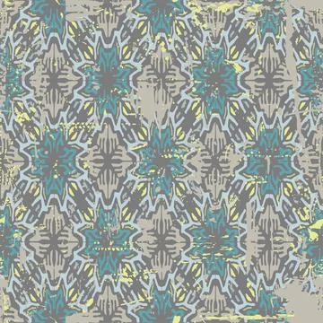Ethnic seamless rug pattern. Vector wallpaper Illustrazione stock