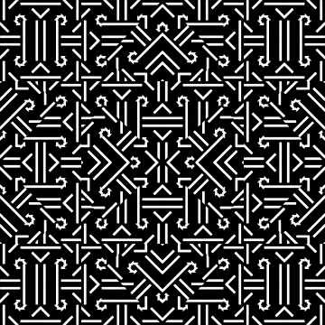 Ethnic Sharp Geometric Seamless Pattern 스톡 일러스트