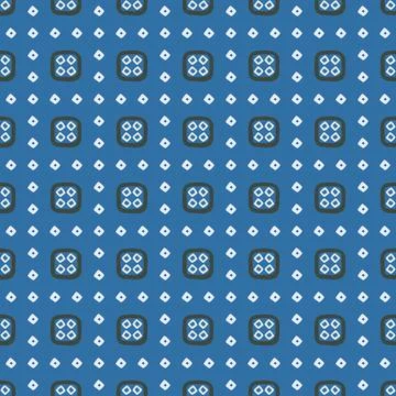 Ethnic simple shape fabric pattern Illustrazione stock
