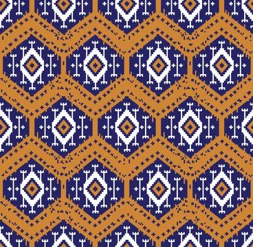 Ethnic Tapestry. Illustrazione stock