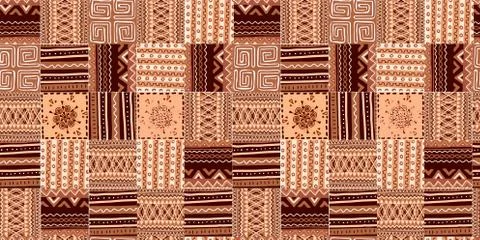 ETHNIC TREND PATTERN. PAINTWORK IN AFRICAN STYLE. PATTERN SEAMLESS AFRICAN. T Illustrazione stock