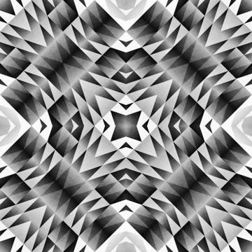 Ethnic Tribal Aztec Seamless Pattern. Geometric Ornamental illustration. Black Stock Illustration