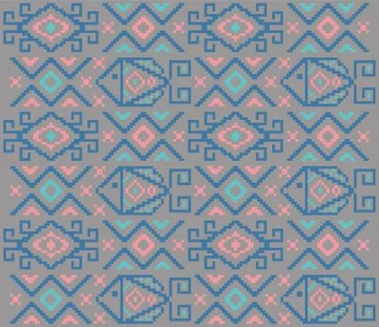 Ethnic tribal pattern Stock Illustration