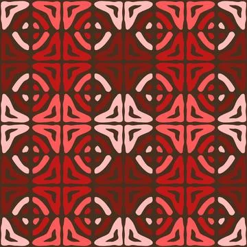 Ethnic tribal pattern. Vector seamless wallpaper Stock Illustration