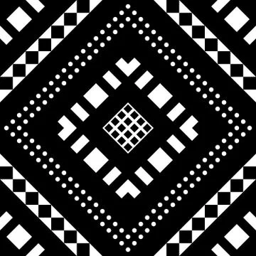 Ethnic Tribal Seamless Pattern. Geometric Ornamental illustration. Decorative Illustrazione stock
