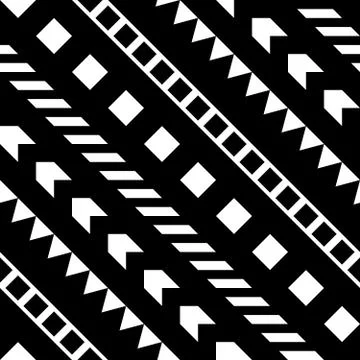 Ethnic Tribal Seamless Pattern. Geometric Ornamental illustration. Decorative Stock Illustration