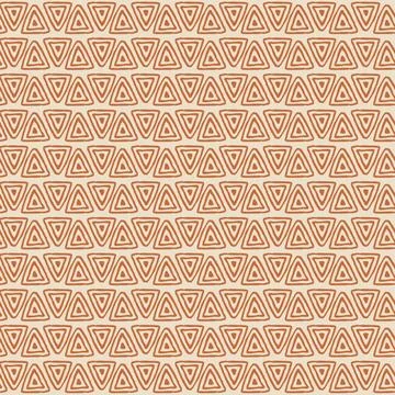 Ethnic tribal seamless pattern with native doodle hand drawn elements. Stock Illustration
