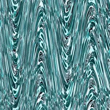 Ethnic turquoise bohemian arabesque pattern. Zigzag geometric retro abstract Stockillustratie