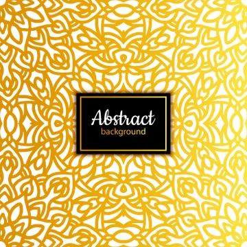 Ethnic vector floral seamless pattern with mandala Stock Illustration