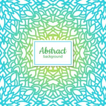 Ethnic vector floral seamless pattern with mandala 스톡 일러스트