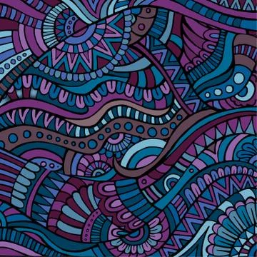 Ethnic vector pattern 스톡 일러스트