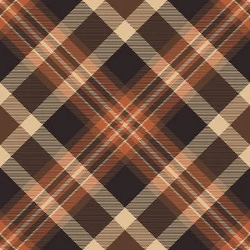 Ethnic vector tartan background, december texture check pattern. Curve seam.. Stockillustratie
