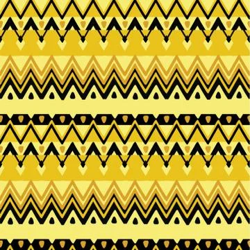 Ethnic zigzag pattern Stock Illustration