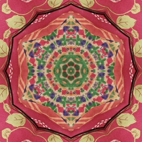 Ethnical mixed Embroidery and batik design for any fashion printing Stock Footage 275327150