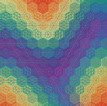 Ethnical mixed Embroidery design concept for printing Stock Illustration