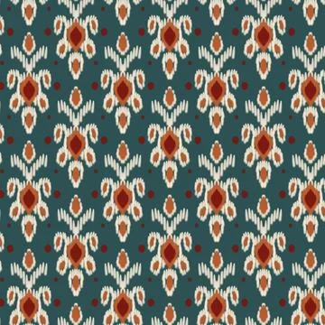 Ethnic,ikat,patterns,geometric,native,tribal,boho,motif,aztec,textile,fabric,car Illustrazione stock