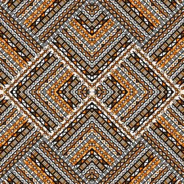 Ethno patchwork design Illustrazione stock