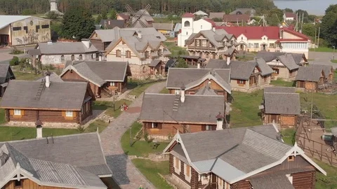 The ethno-village Stock Footage 99502001