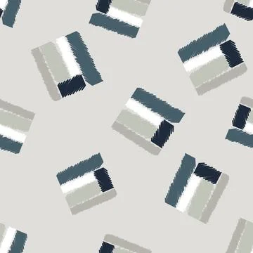 Ethnos seamless pattern. Native ornament carpet background. Stock Illustration