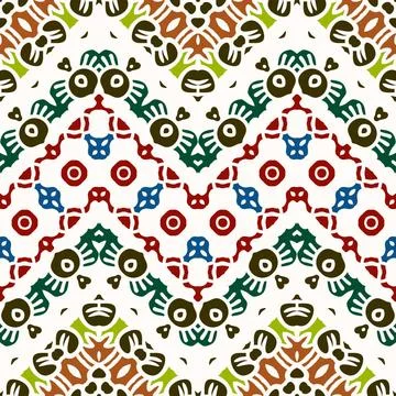 EthnoZickZack seamless graphical pattern with zig zag Copyright: xZoonar.c... Stock Photos