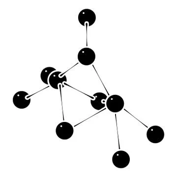 Ethyl acetate icon, simple style Stock Illustration