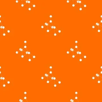 Ethyl acetate pattern vector orange Stock Illustration