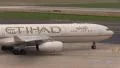 Etihad Airways on taxiway HD Footage