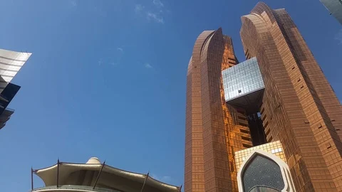 Etihad Towers 動画素材 128649005