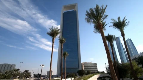 Etihad Towers Video stock 128650718