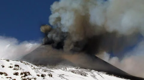 Etna ash Stock Footage 31212115