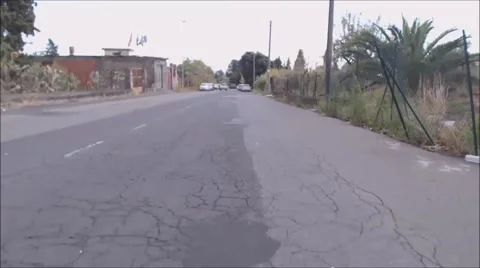 Etna driving day time lapse, timelapse 32x Stock Footage 43067601