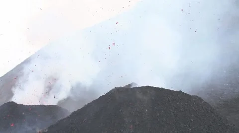 Etna eruption Stock Footage 42260766
