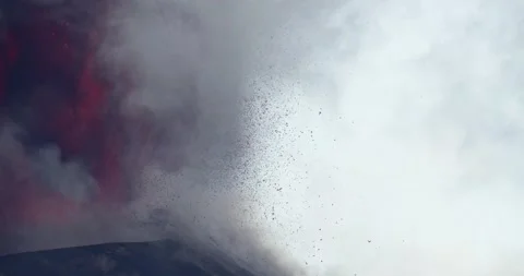 Etna eruption 스톡 동영상 162336758