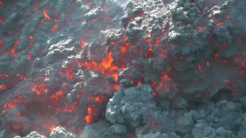Etna eruption Stock Footage 197371127