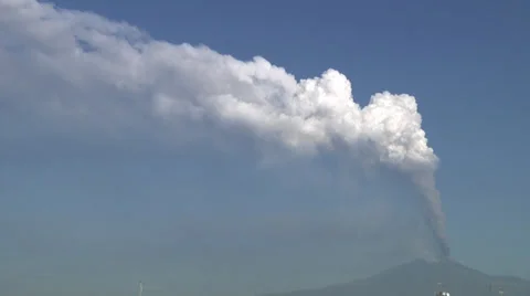 Etna eruption, Oct 26, 2013 Stock Footage 32220057