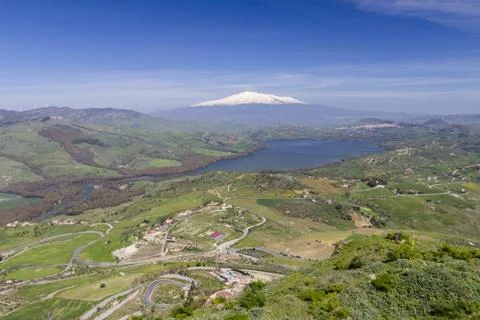 Etna landscape Stock Photos