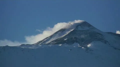 Etna mountain Stock Footage 12269632