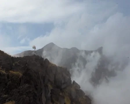 Etna Mountain timelapse Stock Footage 8832558