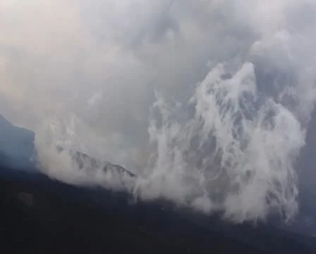 Etna Mountain timelapse Stock Footage 8837220