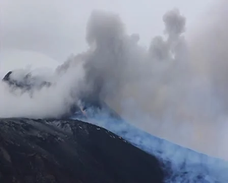 Etna Mountain timelapse Stock Footage 8837231