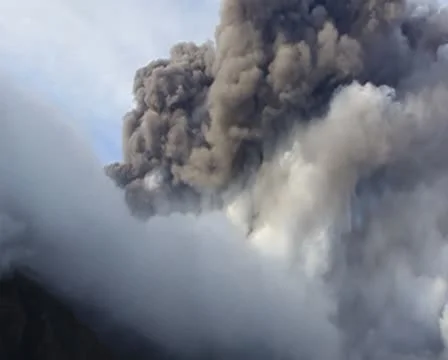 Etna Mountain timelapse Stock Footage 8837273