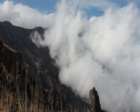 Etna Mountain timelapse Stock Footage 8837402