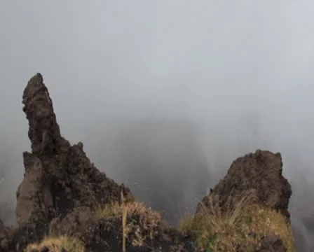 Etna Mountain timelapse Stock Footage 8837417