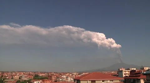 Etna, Oct 26, 2013 Video stock 32219967