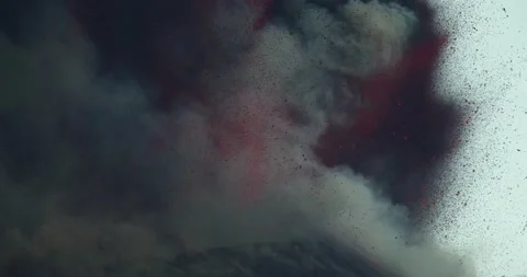 Etna paroxysm Stock Footage 162345498