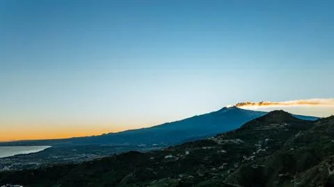 The Etna volcano Stock Photos