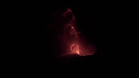 Etna Vulcano Video stock 316622754