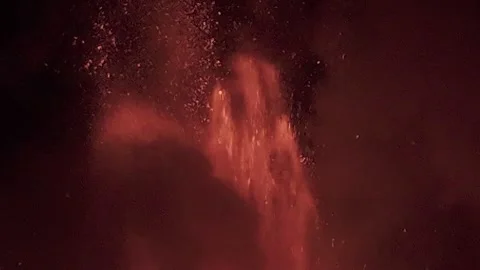 Etna vulcano Video stock 316622757