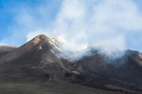 Etna vulcano. 写真素材