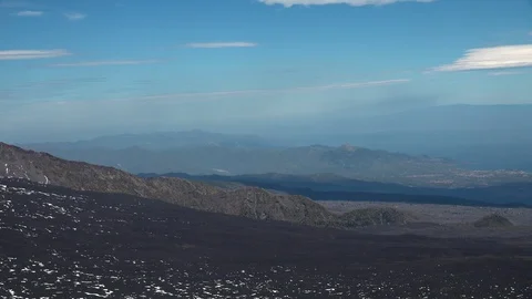 Etna's lava field Video stock 88625693
